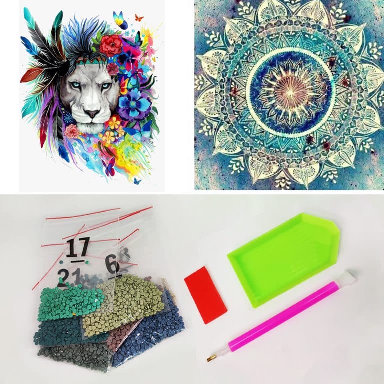 Diamond Art Set za slikanje s kamenčki vivozebra.si